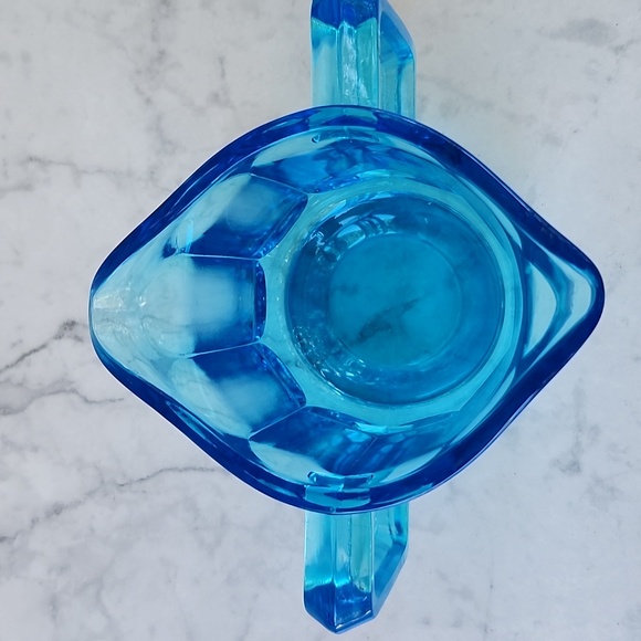 VTG TIARA GLASS CREAMER AND SUGAR FROM INDIANA GLASS - Picture 7 of 10